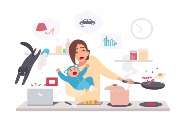 working moms -multitasking